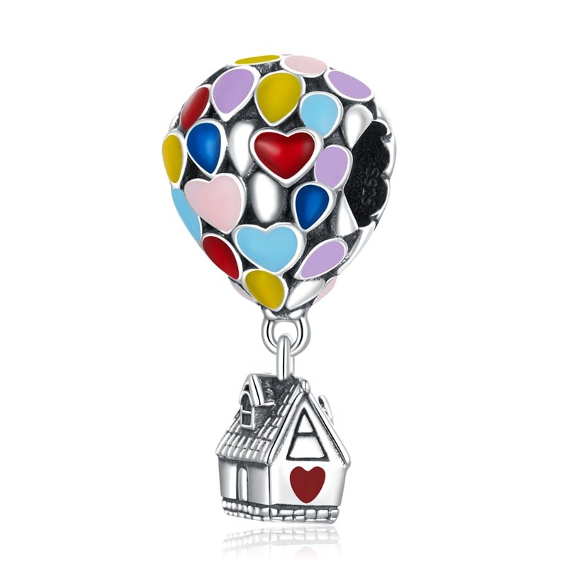 Berloque Charm Casa com Balões Up - Labela Joias