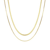 Colar Duplo Dourado 18K