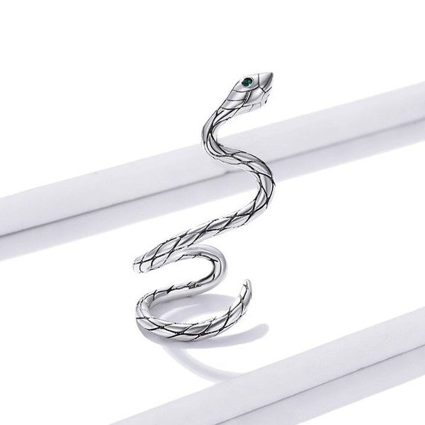 Brinco Prata Clip Cobra Serpente Snake - Labela - Loja Online